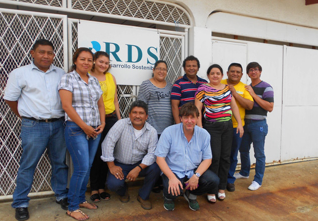 Klaus Jetz (LSVD) beim Projektbesuch in Nicaragua 2014