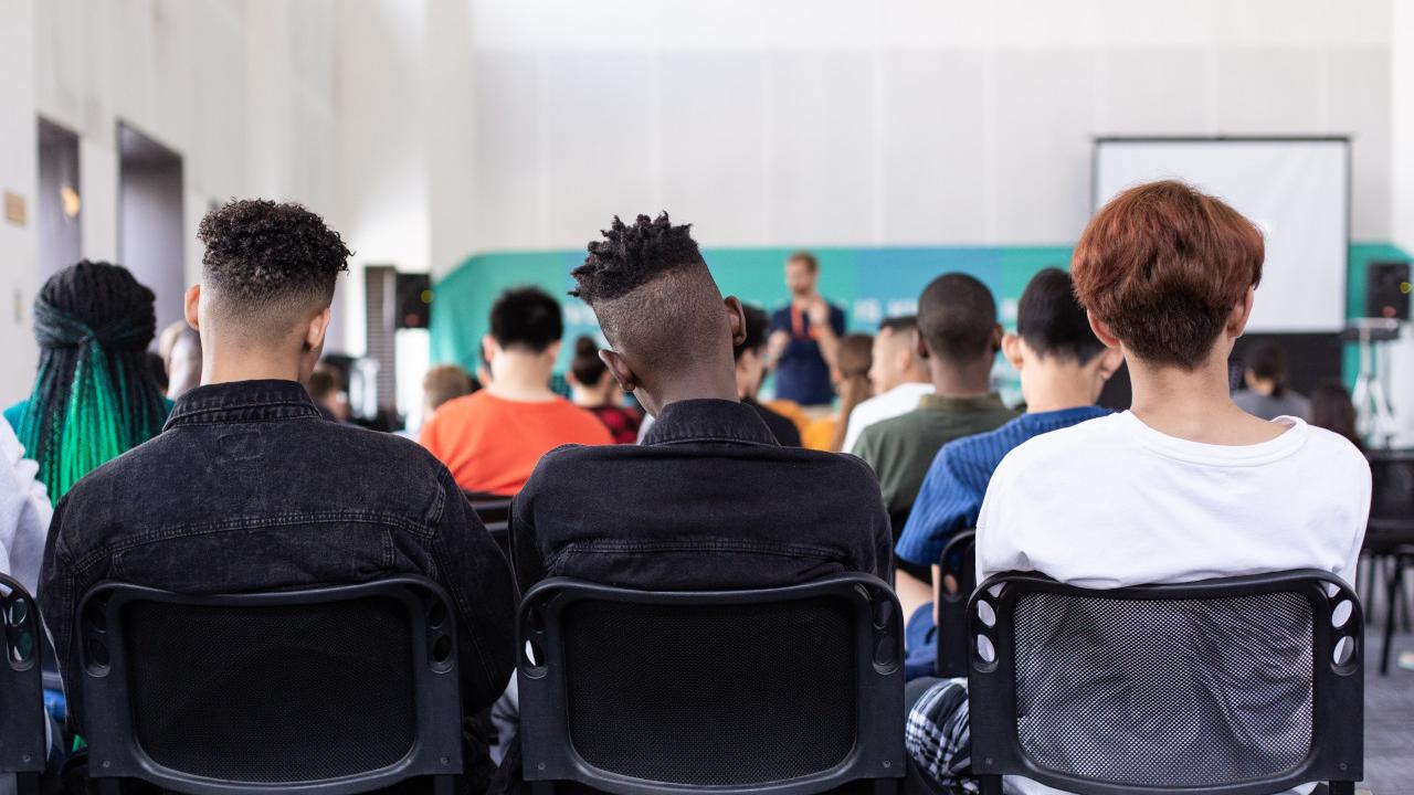 Blick in ein Klassenzimmer