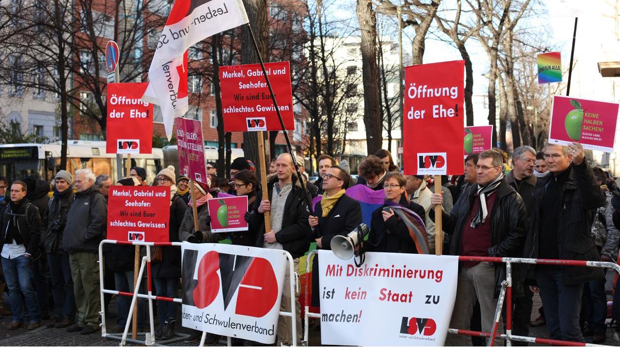 LSVD-Demonstration zur Ehe für Alle