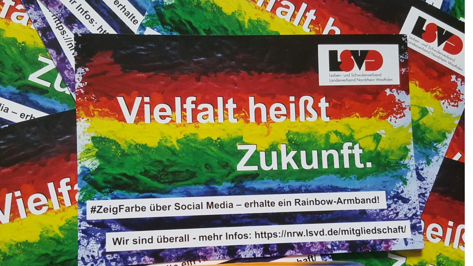 LSVD NRW startet Plakatkampagne &quot;Vielfalt heißt Zukunft&quot;
