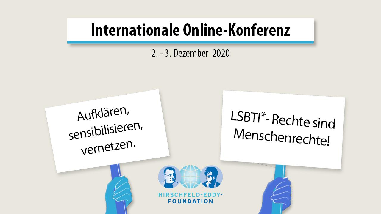 Konferenz LSBTI*-Rechte sind Menschenrechte von Lesben- und Schwulenverband (LSVD) und Hirschfeld-Eddy-Stiftung Ankündigung der Konferenz LSBTI-Rechte sind Menschenrechte