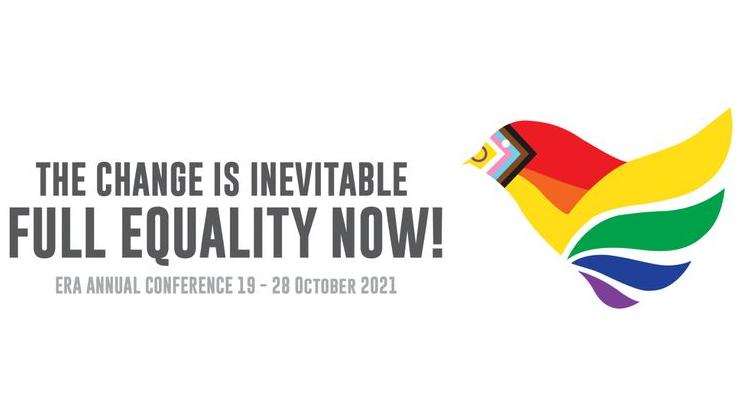 Logo zur Jahreskonferenz von unserem langjährigen Projektpartner ERA – LGBTI Equal Rights Association