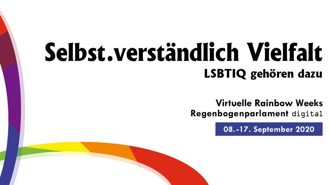 Veranstaltungsbild zum 4. Regenbogen-Parlament „Selbstverständlich Vielfalt. LSBTIQ* gehören dazu“