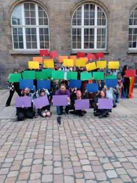 IDAHOIT 2022: Rainbowflash in Chemnitz