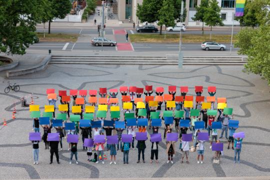 IDAHOIT 2022: Rainbowflash in Hannover