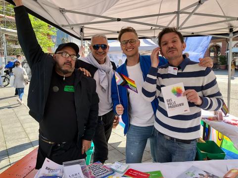 IDAHOBIT Aktion in Frankfurt