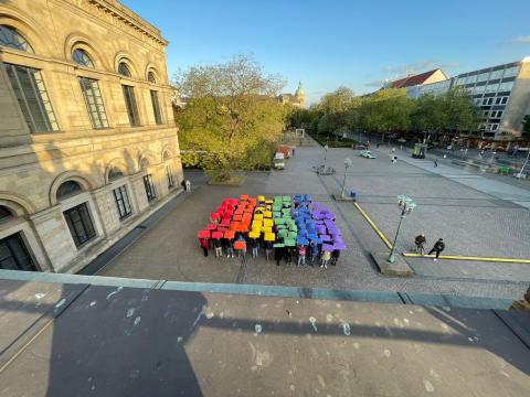 Rainbowflash in Hannover