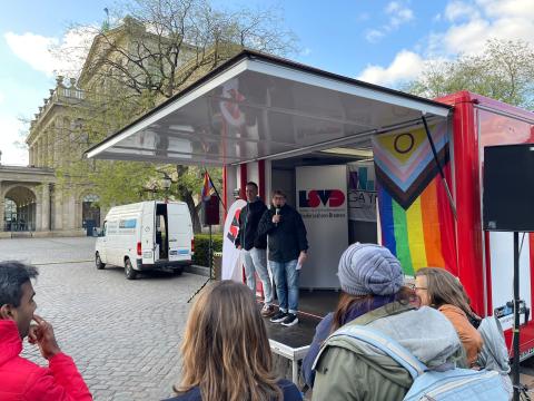 Rainbowflash in Hannover