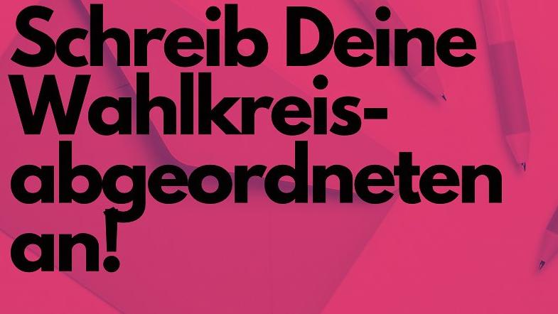 Hilf uns die Abstammungsrechtsreform voranzutreiben: Schreib Deine Wahlkreisabgeordneten an!